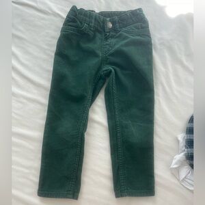 H&M Forest Green Corduroy Trousers